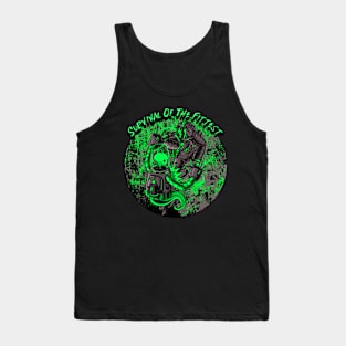 Survival Of The Fittest Graphic Tank Top